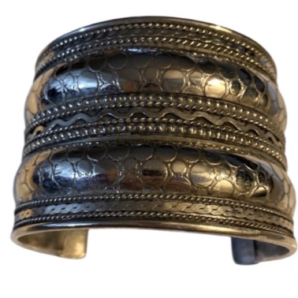 Cuff Bracelet, Minimalist, Bangle, Boho, Snake, Hammered, Chunky, Vintage